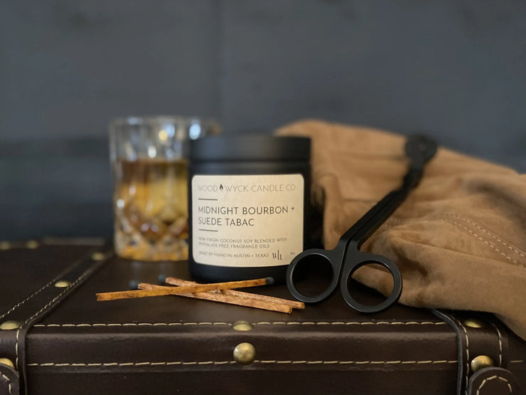 Midnight Bourbon + Suede Tabac