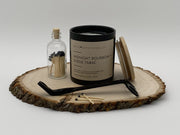 Midnight Bourbon + Suede Tabac